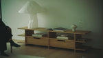  Varnished Teak TV Cupboard | Oroa.com