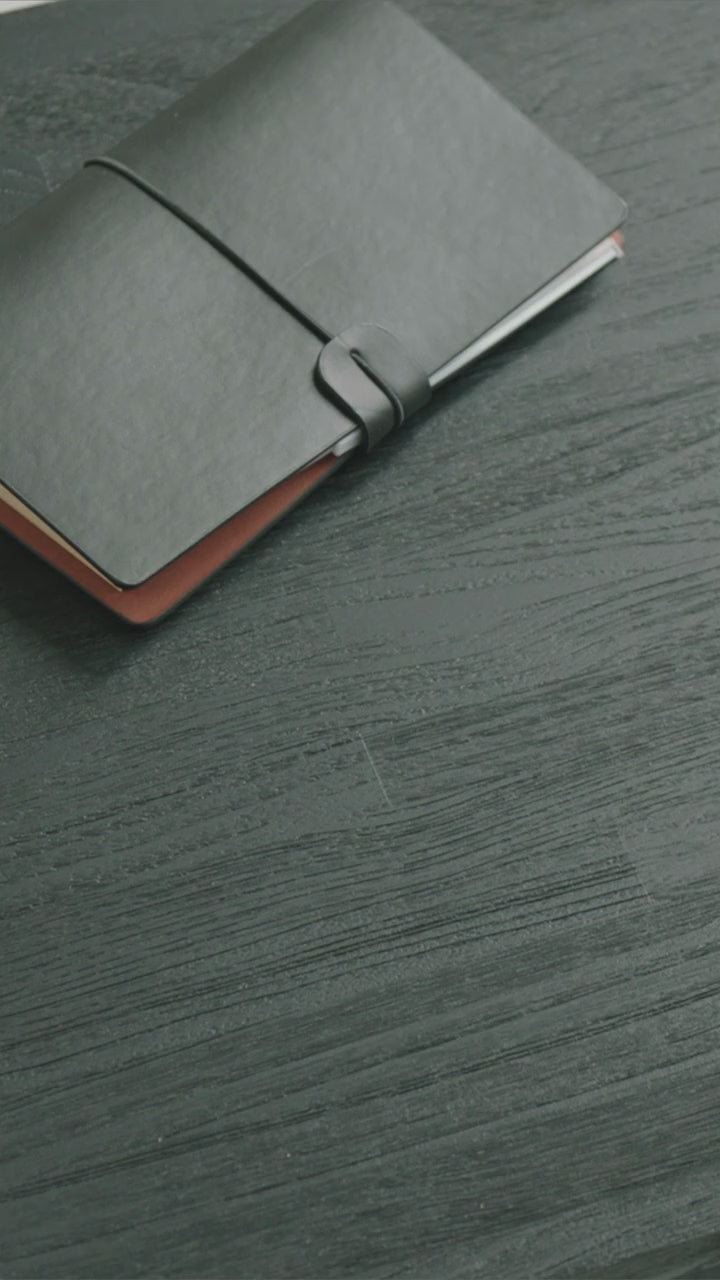 Black Teak Architectural Side Table | Ethnicraft Abstract | OROA.com