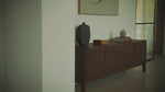   Modern European furniture - Brown Teak Carved TV Cabinet - www.oroa.com | Oroa.com