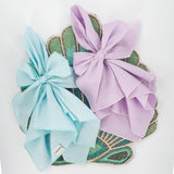 Purple Linen Dinner Napkins, Set of 4