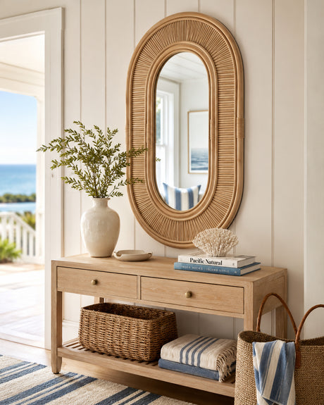 rattan mirror - oroa