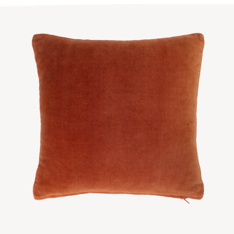 Red Bee Silk Velvet Throw Pillow Cover, 12"X12"