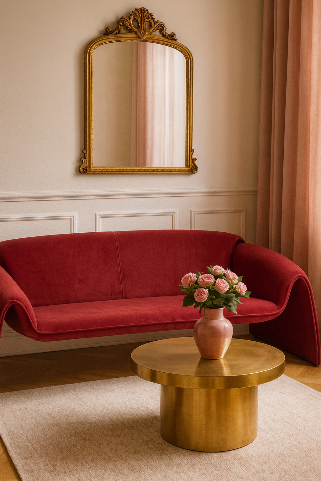 red sofa - modern - oroa.com