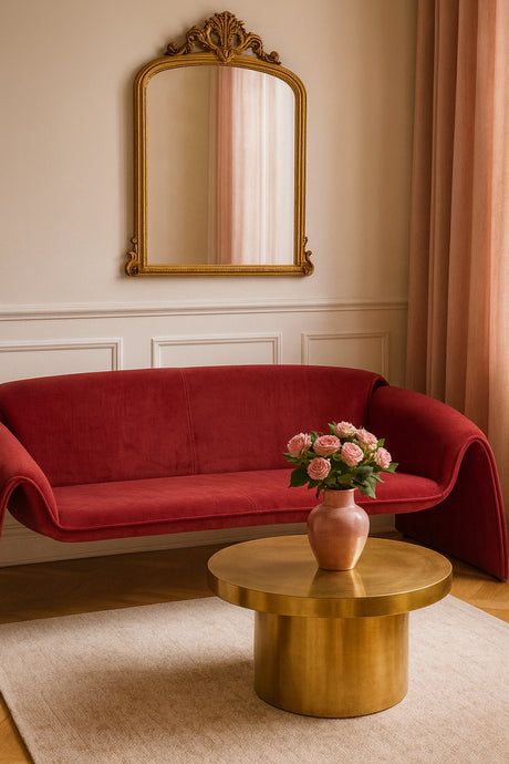 red sofa - modern - oroa.com