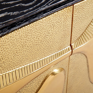 Hammered Brass 4-Door Sideboard | Jonathan Adler Reform | Oroa.com