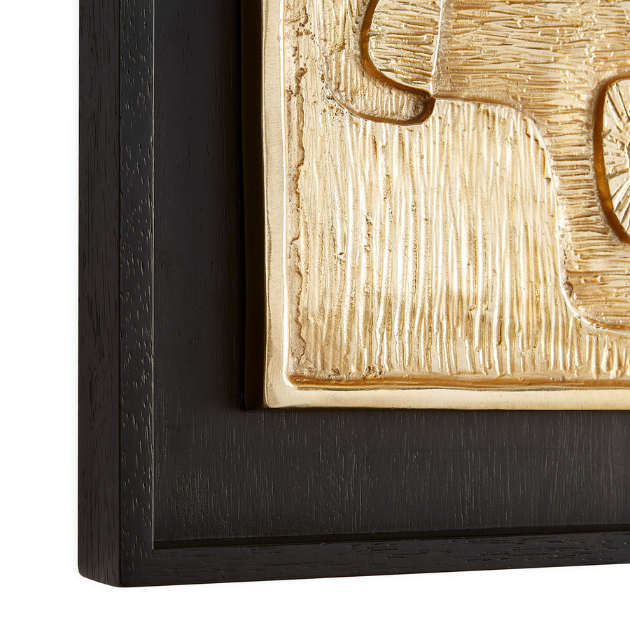 Solid Brass Relief Wall Art | Jonathan Adler Reform | Oroa.com