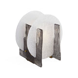 Round Ribbed Glass Table Lamp | Jonathan Adler Rialto | Oroa.com