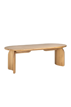   Natural Oak Organic Dining Table | Oroa.com