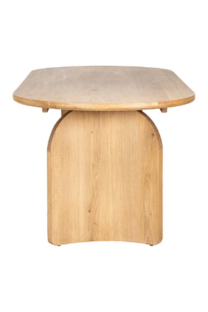   Natural Oak Organic Dining Table | Oroa.com