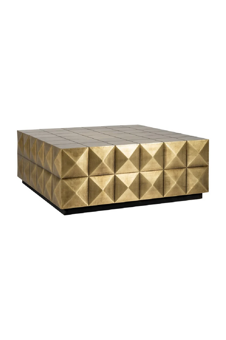 Gold Faceted Coffee Table | Richmond Interiors Collada | Oroa.com