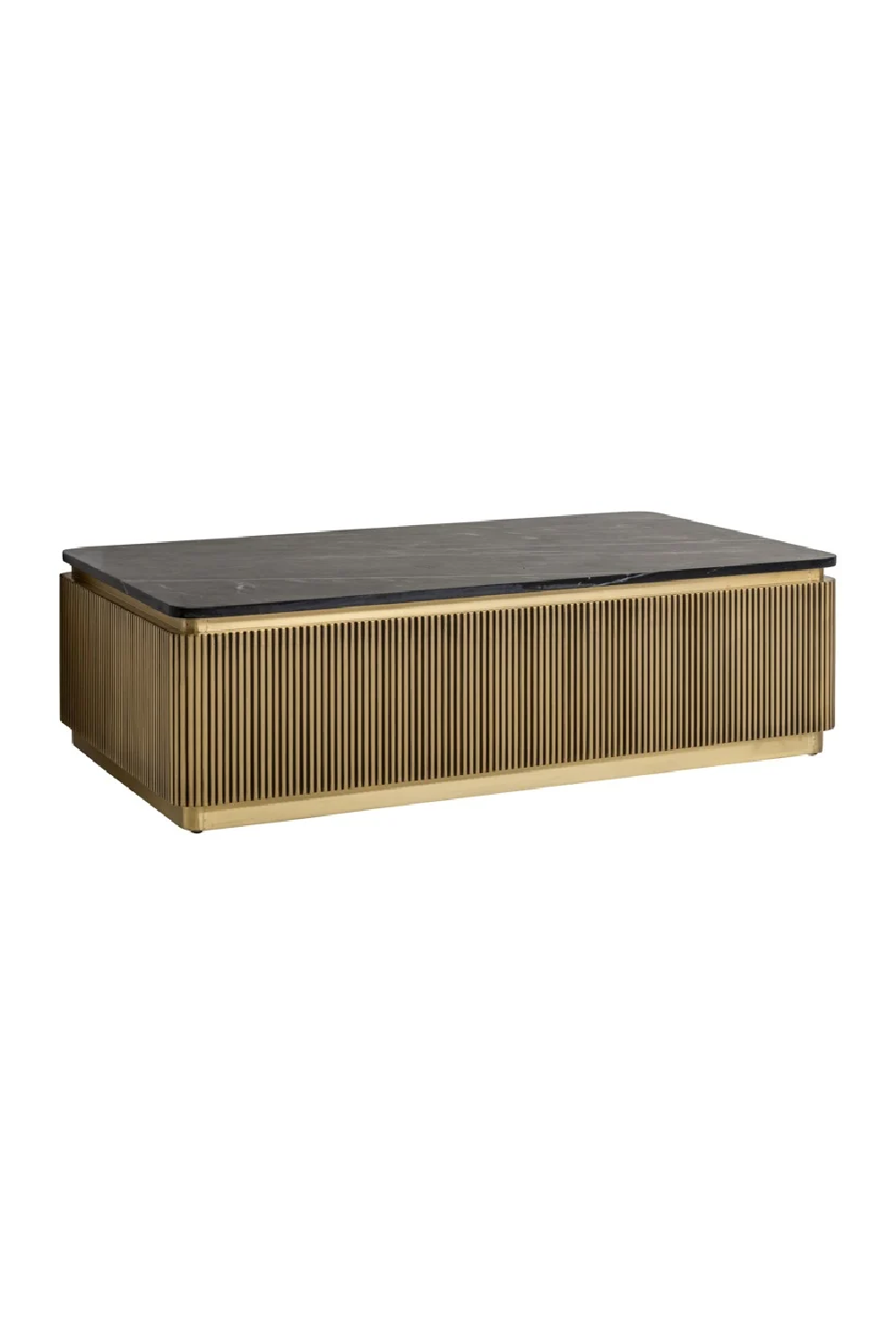  Gold Rectangular Coffee Table | Oroa.com