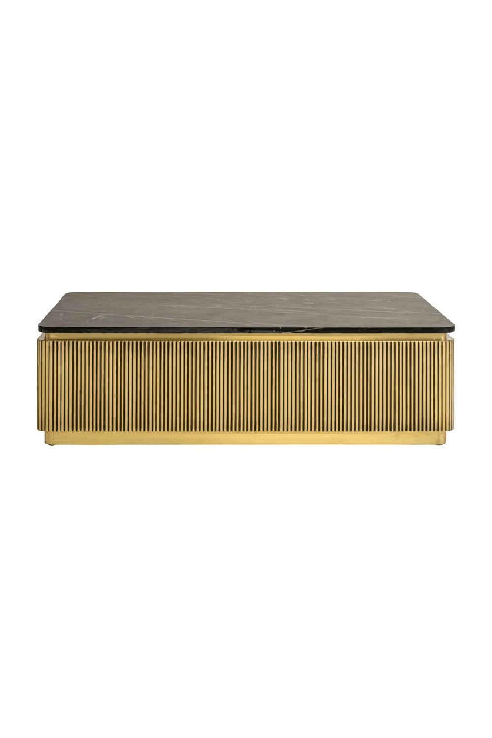   Gold Rectangular Coffee Table | Oroa.com