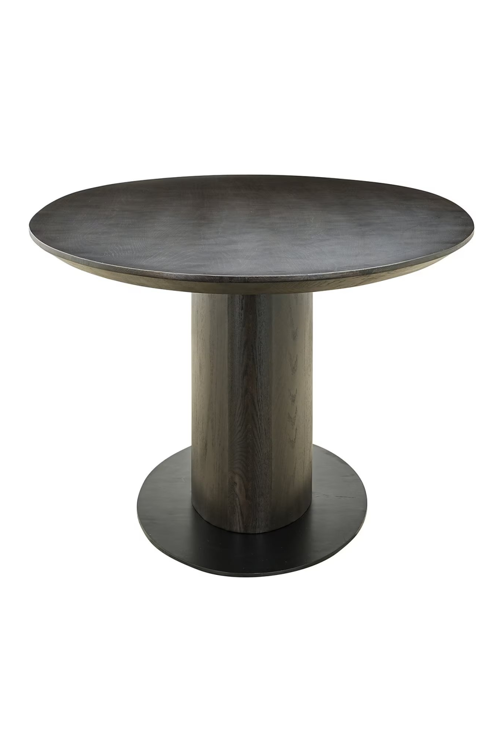   Dark Brown Wooden Oval Dining Table | Oroa.com