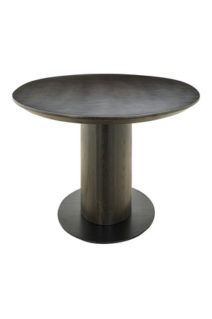   Dark Brown Wooden Oval Dining Table | Oroa.com
