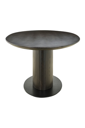   Dark Brown Wooden Oval Dining Table | Oroa.com