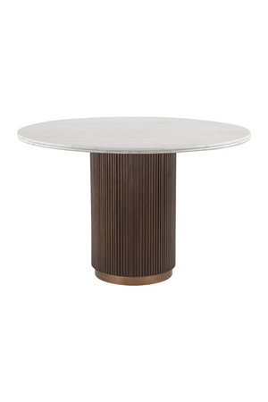   Round Marble Pedestal Dining Table | Oroa.com