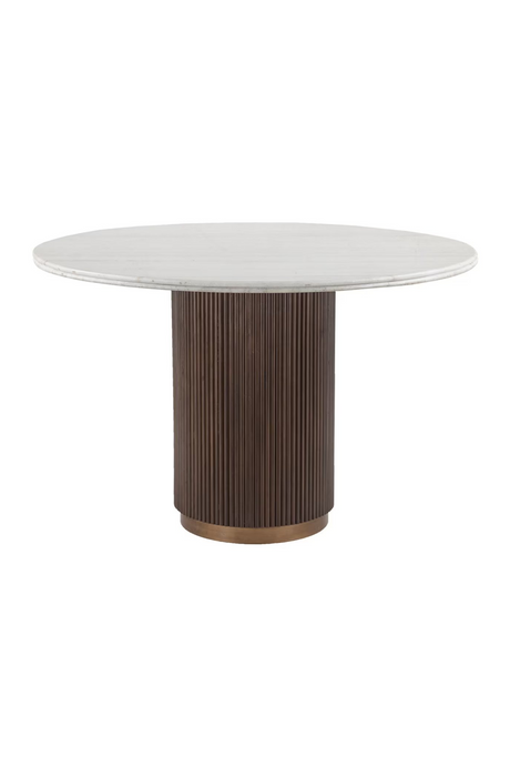   Round Marble Pedestal Dining Table | Oroa.com