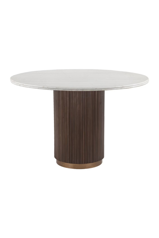 Round Marble Pedestal Dining Table | Richmond Interiors Mayfield | Oroa.com