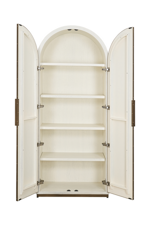 White Arched 2-Door Cabinet | Richmond Interiors Tivoli | Oroa.com