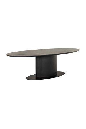   Brown Wooden Oval Dining Table | Oroa.com