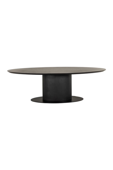   Brown Wooden Oval Dining Table | Oroa.com