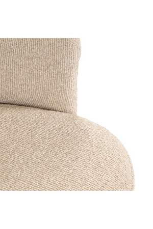   Cream Upholstered Swivel Chair | Oroa.com