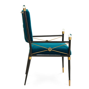 Velvet Accent Armchair | Jonathan Adler Rider | Oroa.com