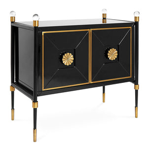 Brass Accent 2-Door Cabinet | Jonathan Adler Rider | Oroa.com