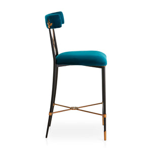 Velvet Counter Stool | Jonathan Adler Rider | Oroa.com