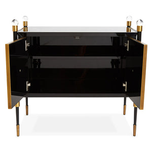 Brass Accent 2-Door Cabinet | Jonathan Adler Rider | Oroa.com
