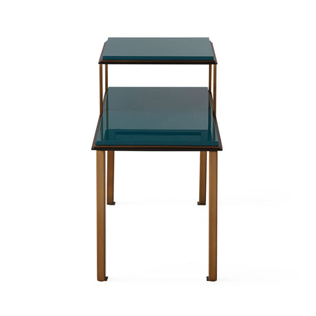 Teal Lacquered Telephone Table | Jonathan Adler Rider | Oroa.com