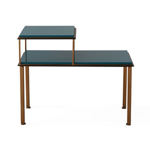 Teal Lacquered Telephone Table | Jonathan Adler Rider | Oroa.com
