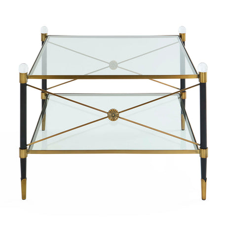 Two-Tier Glass Coffee Table | Jonathan Adler Rider | Oroa.com