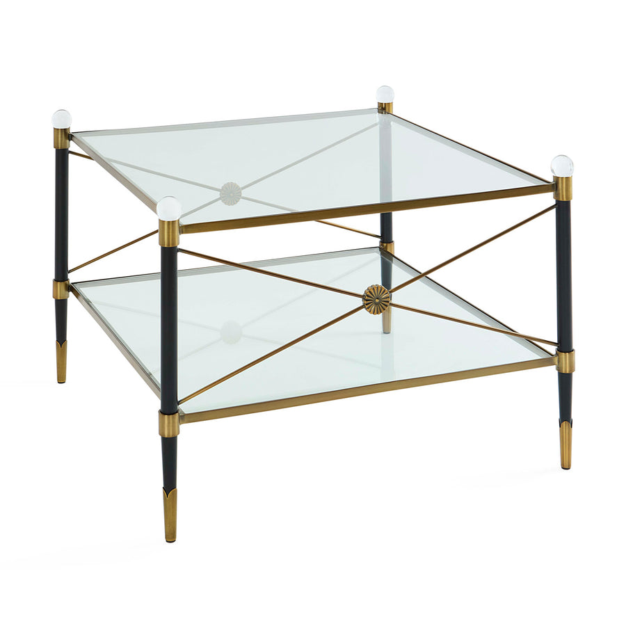 Two-Tier Glass Coffee Table | Jonathan Adler Rider | Oroa.com