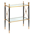 Two-Tier Glass Side Table | Jonathan Adler Rider | Oroa.com