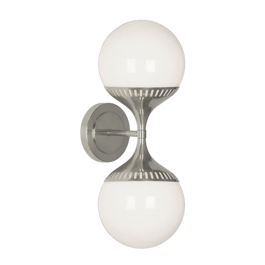 Double White Glass Wall Lamp | Jonathan Adler Rio | Oroa.com