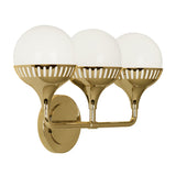 Three-Light Glass Wall Lamp | Jonathan Adler Rio | Oroa.com