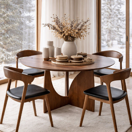 ethnicraft wooden dining table - www.oroa.com