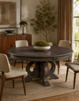 rustic dining table