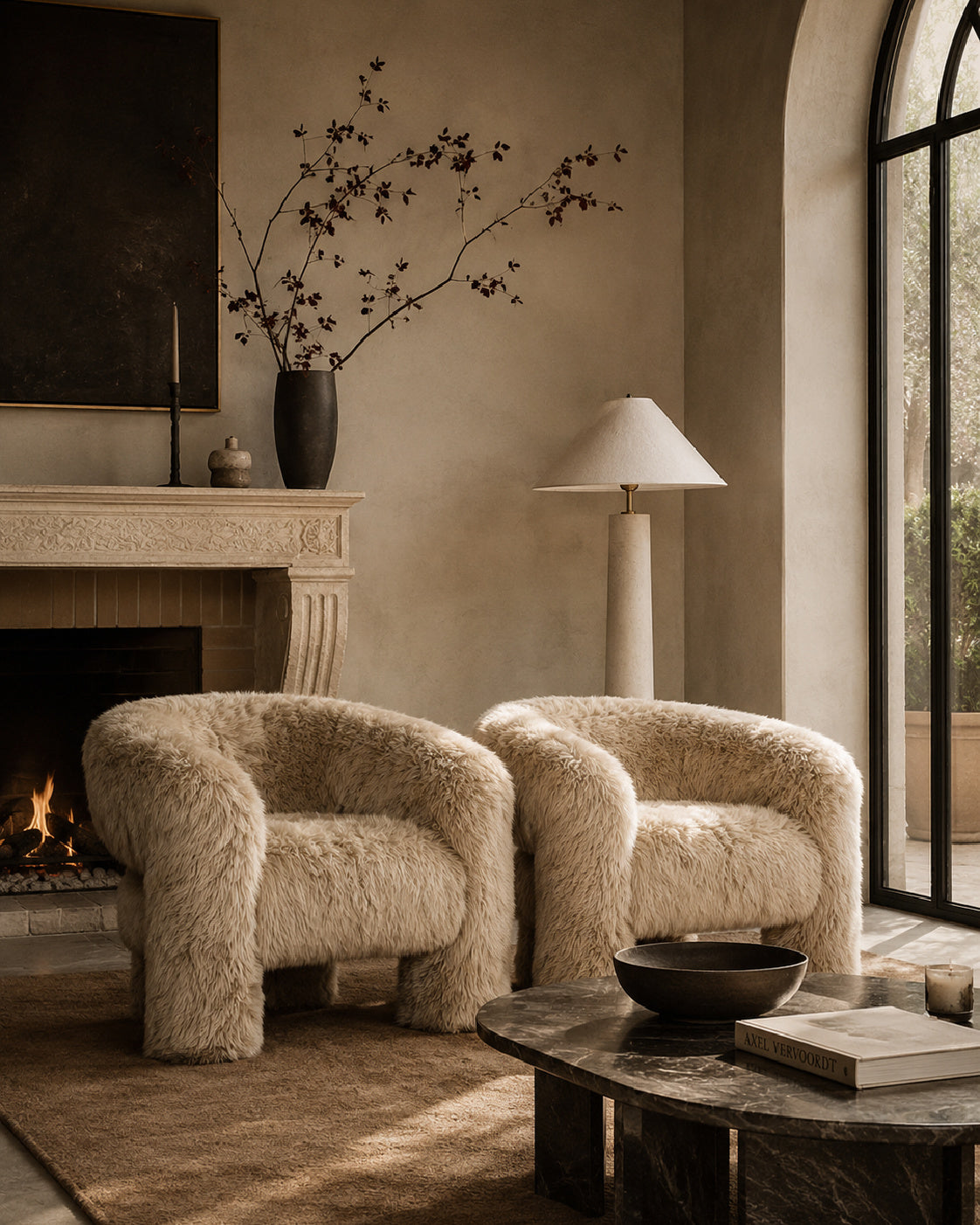 sheepskin chairs