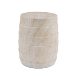 travertine side table - oroa.com