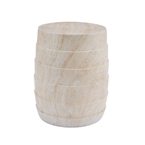travertine side table - oroa.com