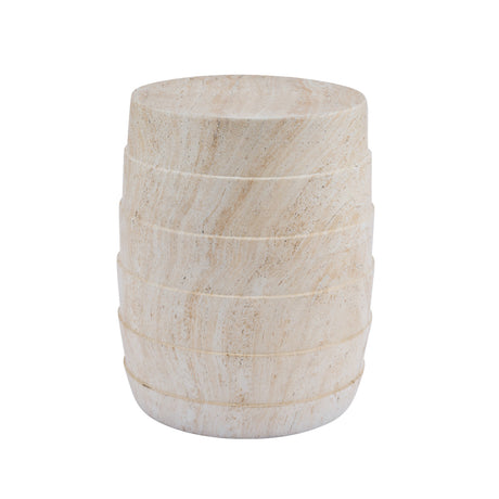 travertine side table - oroa.com