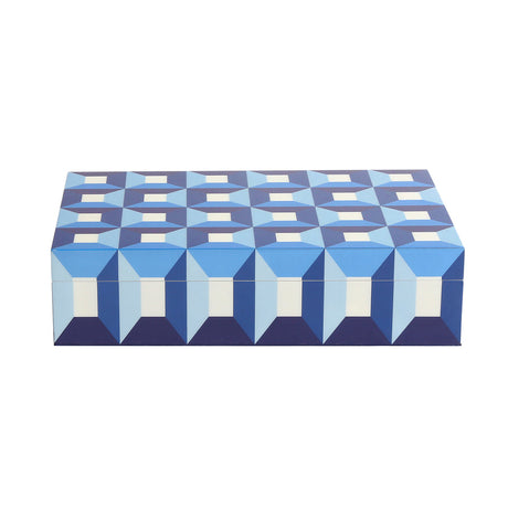 Geometric Pattern Lacquer Box L | Jonathan Adler Sorrento | Oroa.com