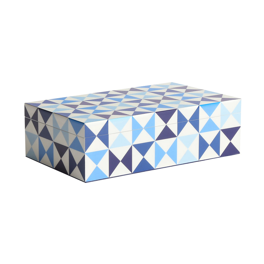 Geometric Pattern Lacquer Box M | Jonathan Adler Sorrento | Oroa.com
