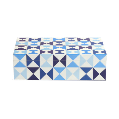 Geometric Pattern Lacquer Box M | Jonathan Adler Sorrento | Oroa.com