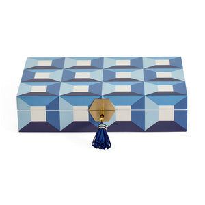 Geometric Pattern Lacquer Jewelry Box | Jonathan Adler Sorrento | Oroa.com