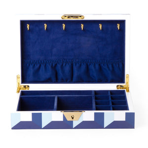 Geometric Pattern Lacquer Jewelry Box | Jonathan Adler Sorrento | Oroa.com