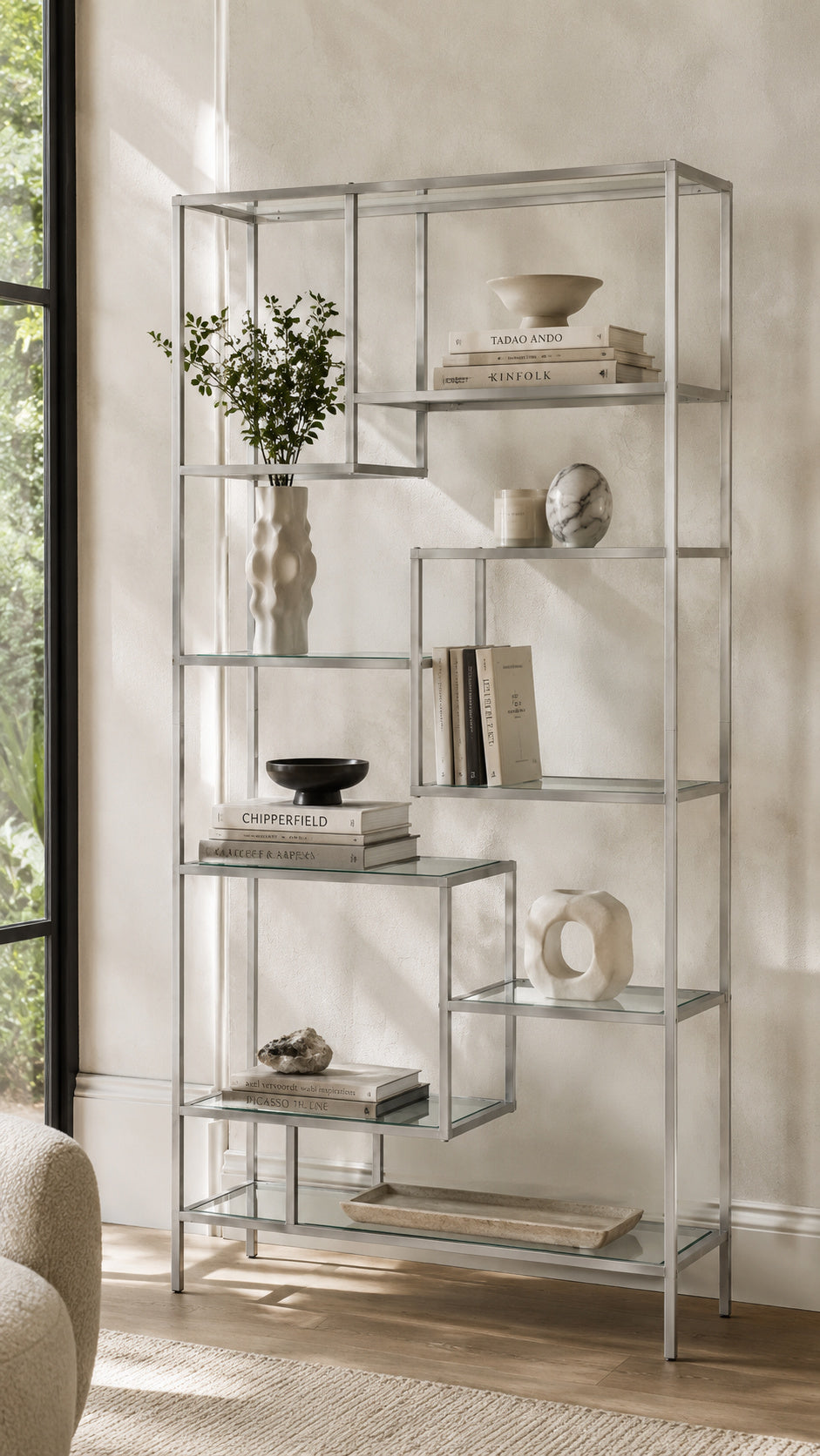 stainless steel bookshelf - oroa