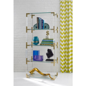 Glass Shelf Cabinet | Jonathan Adler Jacques | Oroa.com